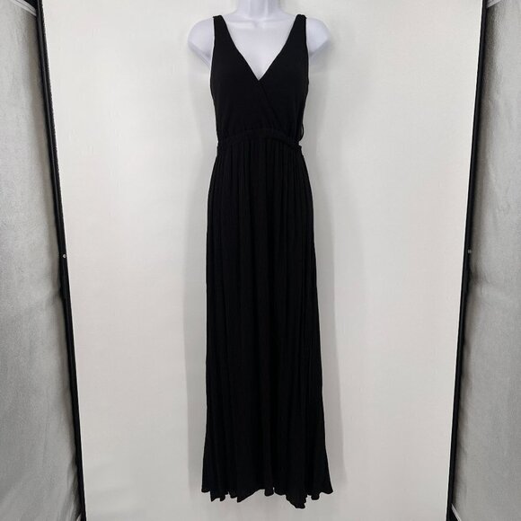 LULUS Women's Backless Black Maxi Dress S - Picture 1 of 7